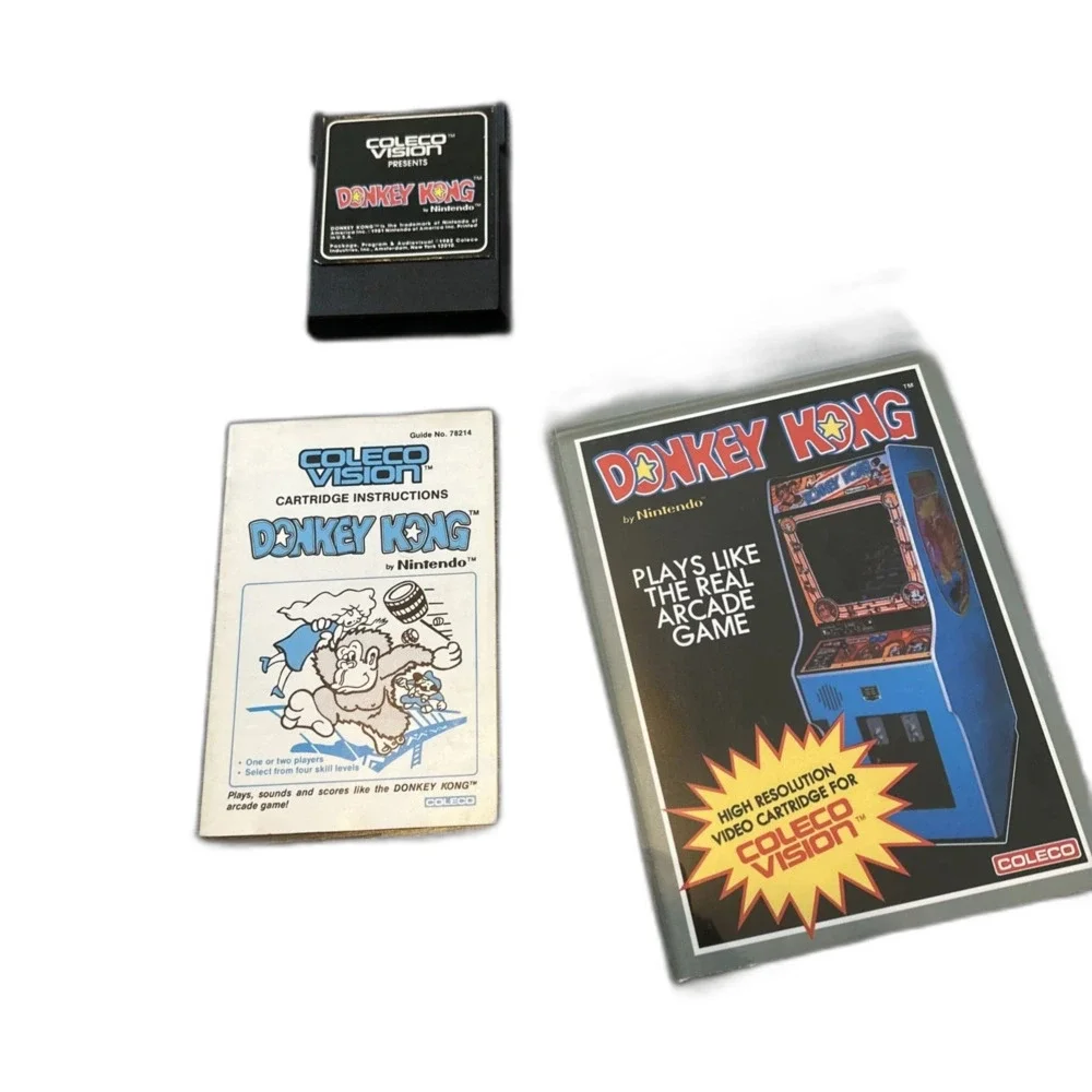 Donkey Kong ColecoVision Game Nintendo - Phattyboombatty/CollectorVision CIB